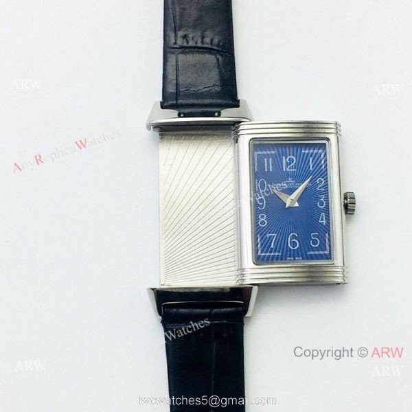Swiss Grade Copy Jaeger-LeCoultre Reverso One Lady Watch Ss Blue Dial
