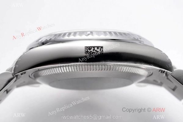 Swiss Clone Rolex Datejust President 31mm Stainless Steel White Dial
