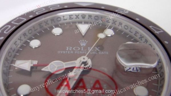 Replica Rolex GMT-MASTER II Watch Brown Dial Ceramic Bezel Replica Rolex GMT-MASTER II Watch Brown Dial Ceramic Bezel