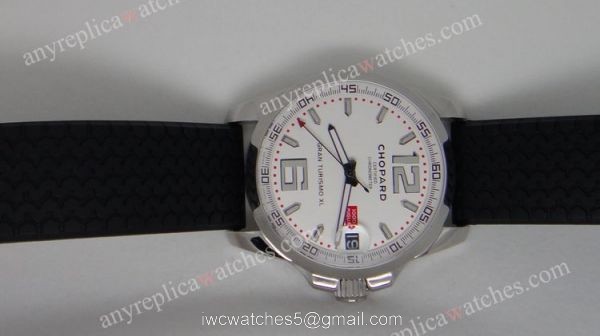 Replica Chopard Gran turismo Watch XL Gray Dial w/rubber band Replica Chopard Gran turismo Watch XL Gray Dial w/rubber band
