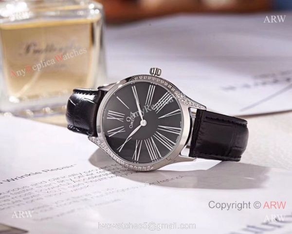 2018 Replica Omega De Ville Tresor White MOP Dial Watch Womens Size 2018 Replica Omega De Ville Tresor White MOP Dial Watch Womens Size