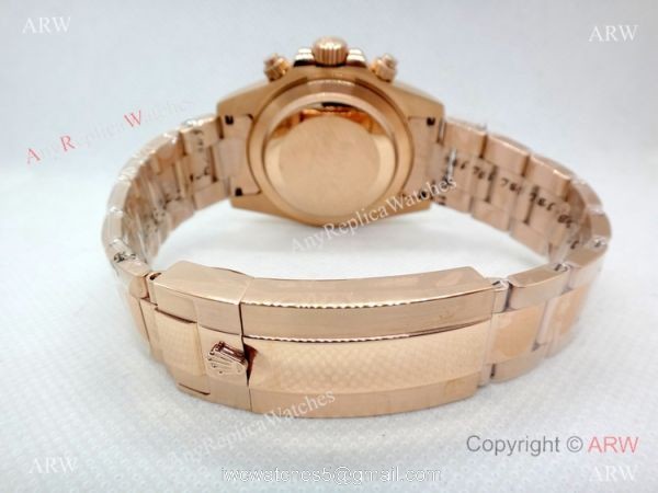 Newest Rolex Daytona Rainbow 40mm watch Rose Gold Automatic Movement Newest Rolex Daytona Rainbow 40mm watch Rose Gold Automatic Movement