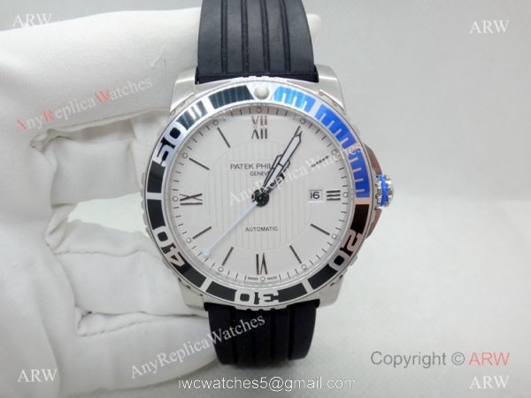 Clone Patek Philippe Geneve SS Black Blue Bezel Watch Automatic Movement Clone Patek Philippe Geneve SS Black Blue Bezel Watch Automatic Movement