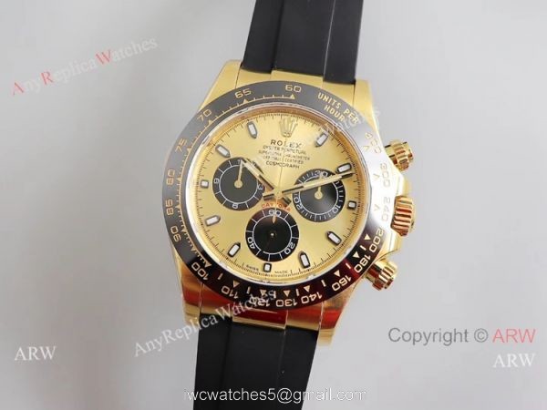Noob Factory V3 Rolex Daytona Men Watch Gold Case Oysterflex Strap Noob Factory V3 Rolex Daytona Men Watch Gold Case Oysterflex Strap