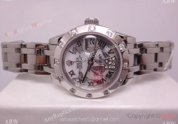 Rolex White Gold Masterpiece White MOP Face Lady Size Rolex White Gold Masterpiece White MOP Face Lady Size