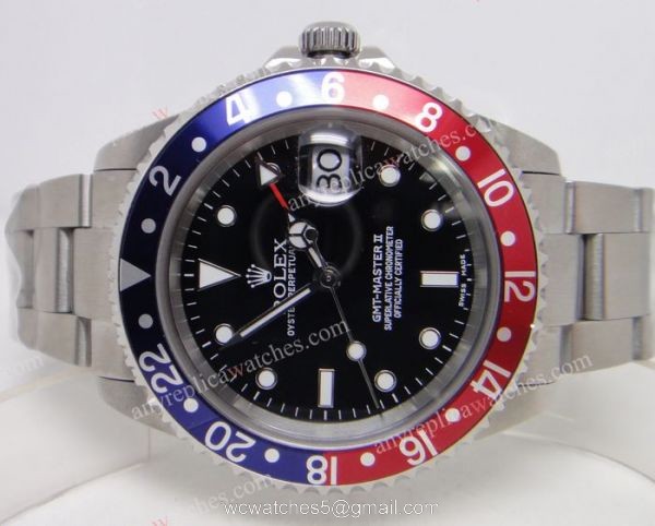 Swiss Eta 2836 Movement /Rolex GMT Master II Watch Red &038; Blue Bezel Swiss Eta 2836 Movement /Rolex GMT Master II Watch Red &038; Blue Bezel