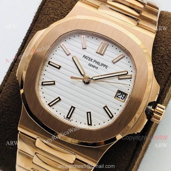 PPF V4 Patek Philippe Nautilus Rose Gold Replica Watch Swiss Grade 1 PPF V4 Patek Philippe Nautilus Rose Gold Replica Watch Swiss Grade 1