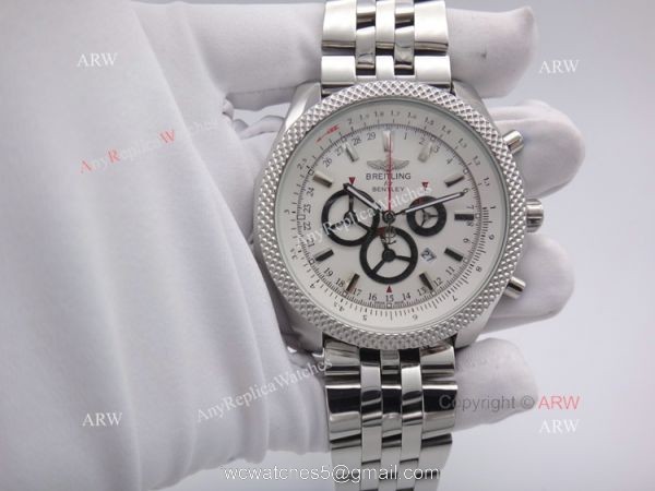 Breitling 1884 Bentley Motors White Face Replica Watch Breitling 1884 Bentley Motors White Face Replica Watch