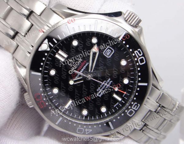 Omega Seamaster 300 Replica 007 50th Anniversary Watch Black Ceramic Bezel Omega Seamaster 300 Replica 007 50th Anniversary Watch Black Ceramic Bezel