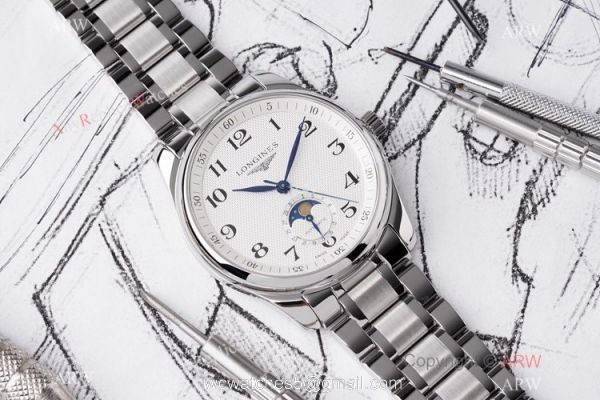 Swiss Copy Longines Master Collection Moonphase Watch Stainless Steel 40mm Swiss Copy Longines Master Collection Moonphase Watch Stainless Steel 40mm