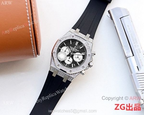 New Copy Audemars Piguet Iced Out Royal Oak VK Chronograph Watch New Copy Audemars Piguet Iced Out Royal Oak VK Chronograph Watch