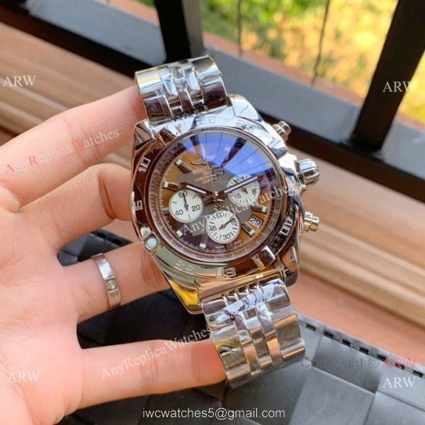 Best Quality Copy Breitling Chronomat 01 Watches Yellow Dial 43mm Best Quality Copy Breitling Chronomat 01 Watches Yellow Dial 43mm