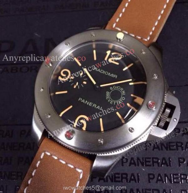 Radiomir Panerai Egiziano Replica Watch Brown Leather band 47mm Radiomir Panerai Egiziano Replica Watch Brown Leather band 47mm