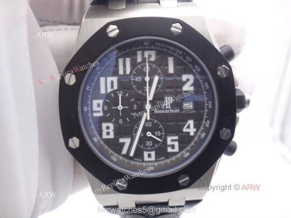 Replica Audemars Piguet Watches For Sale Royal Oak Offshore Black Leather Band Watch Replica Audemars Piguet Watches For Sale Royal Oak Offshore Black Leather Band Watch