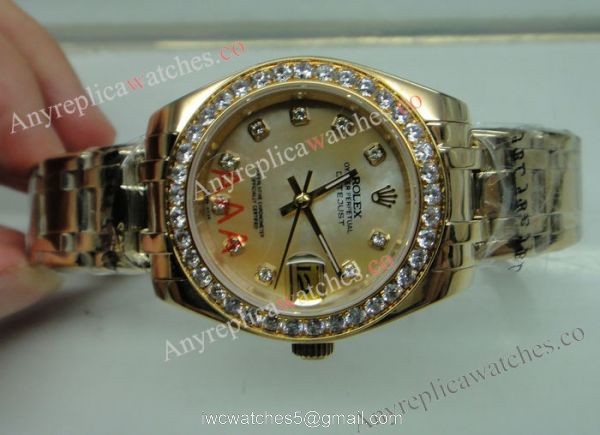 Masterpiece Datejust Replica Rolex Diamond Bezel Yellow Gold 31mm Watch Masterpiece Datejust Replica Rolex Diamond Bezel Yellow Gold 31mm Watch