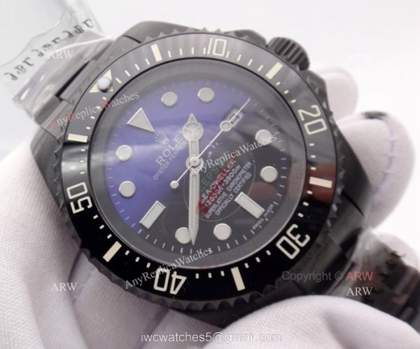 Rolex Deepsea Sea Dweller D-Blue Solid Black watch case 44mm Rolex Deepsea Sea Dweller D-Blue Solid Black watch case 44mm
