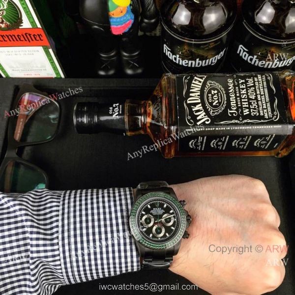 New Daytona Rolex Rainbow Replica Watch All Black Limited Edition New Daytona Rolex Rainbow Replica Watch All Black Limited Edition