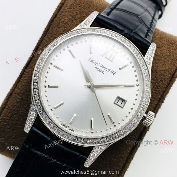 Super Clone Patek Philippe Calatrava PFF V2 Automatic Wrist SS Diamond Bezel Super Clone Patek Philippe Calatrava PFF V2 Automatic Wrist SS Diamond Bezel