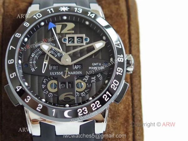 Copy Ulysse Nardin El Toro UN-32 SS Black Dial Watch Swiss Grade Copy Ulysse Nardin El Toro UN-32 SS Black Dial Watch Swiss Grade