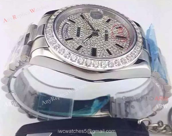 High Quality Rolex Diamond Bezel Replica Watch DDII 41mm High Quality Rolex Diamond Bezel Replica Watch DDII 41mm