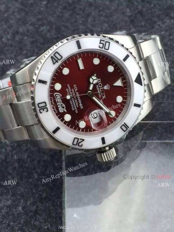 Swiss Replica Rolex Submariner Red Dial watch Coca Cola Limited Edition Swiss Replica Rolex Submariner Red Dial watch Coca Cola Limited Edition