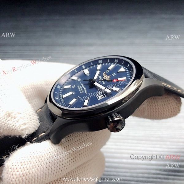 Best Replica Copy Breitling Superocean Black Steel Blue Dial Watch Best Replica Copy Breitling Superocean Black Steel Blue Dial Watch