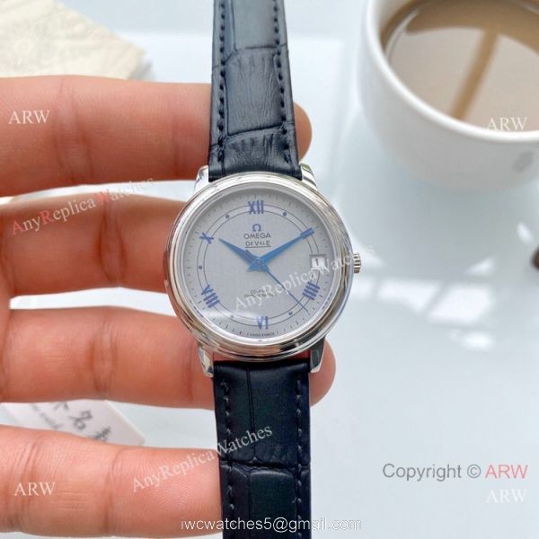 Clone Omega De Ville Prestige Ladies Watches Brown Leather Strap Clone Omega De Ville Prestige Ladies Watches Brown Leather Strap