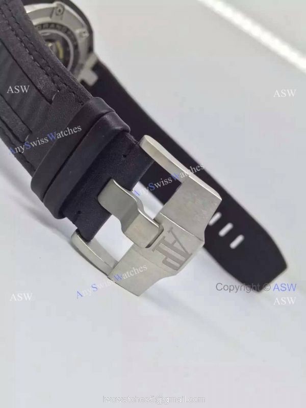 High Quality Copy Audemars Piguet Grand Prix Blue Face Black Rubber Swiss Mens Watch High Quality Copy Audemars Piguet Grand Prix Blue Face Black Rubber Swiss Mens Watch
