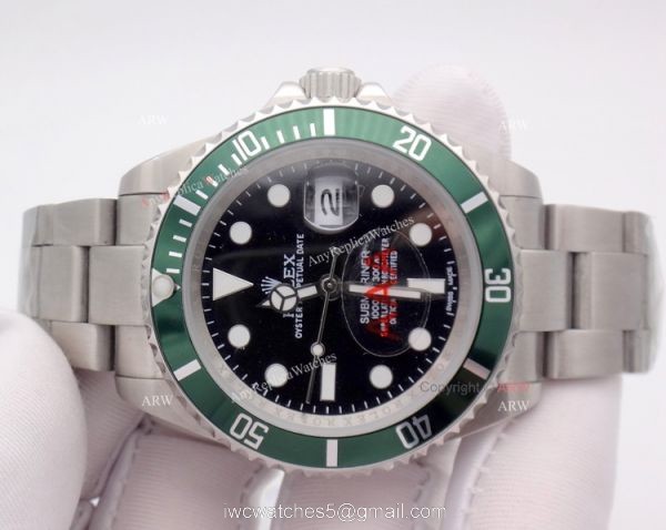 Rolex 50th Anniversary Kermit Submarimer Replica Watch 16610LV Rolex 50th Anniversary Kermit Submarimer Replica Watch 16610LV
