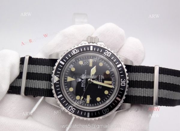 Rolex Vintage Submariner Replica Watch Stainless Steel Nylon Strap Rolex Vintage Submariner Replica Watch Stainless Steel Nylon Strap