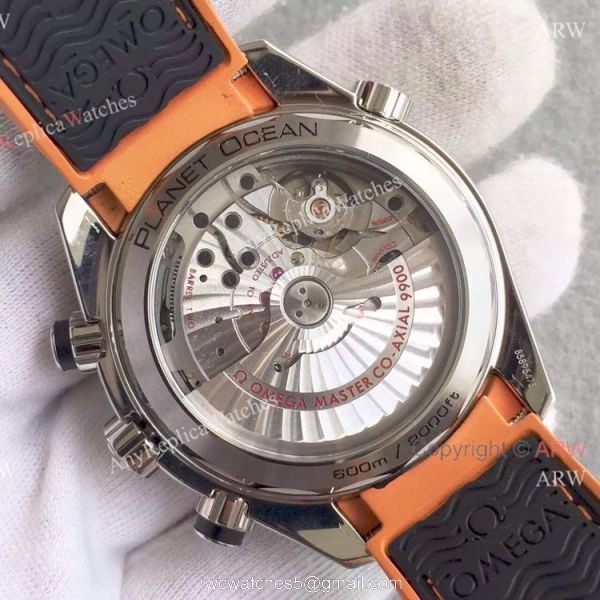(OM)Swiss Replica Omega Seamaster 600m Master SS Black Chronograph Face (OM)Swiss Replica Omega Seamaster 600m Master SS Black Chronograph Face