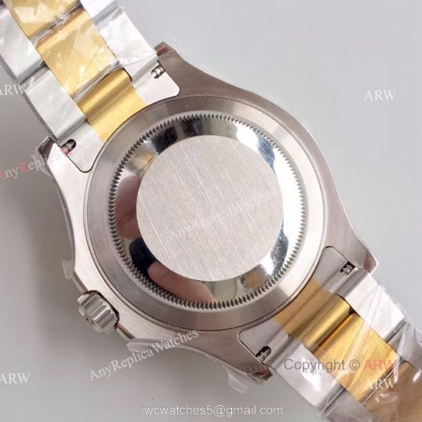 Swiss Copy Rolex Yacht-master 2836 Watch 2-Tone Gray Face Swiss Copy Rolex Yacht-master 2836 Watch 2-Tone Gray Face