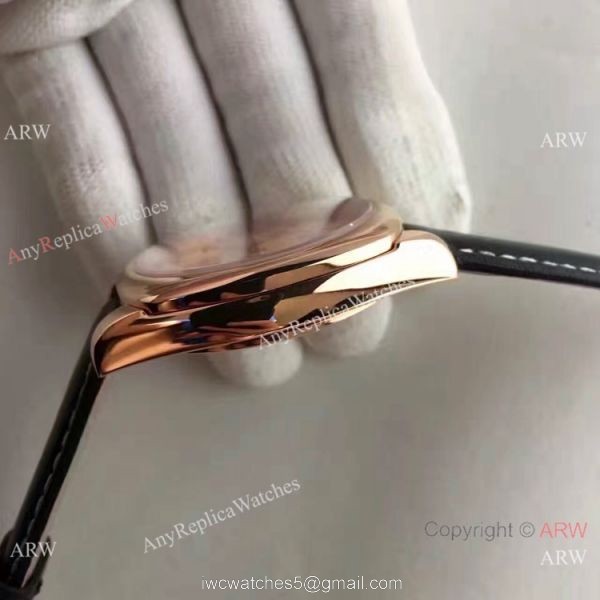 Swiss Replica Rolex Cellini Danaos Replica Watch Rose Gold Black Leather Strap Swiss Replica Rolex Cellini Danaos Replica Watch Rose Gold Black Leather Strap