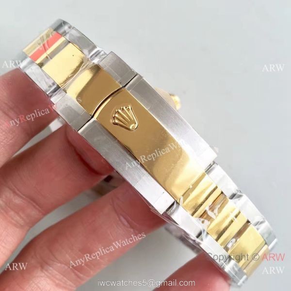Replica Rolex Datejust II Watch 2-Tone White Roman Face 41mm Replica Rolex Datejust II Watch 2-Tone White Roman Face 41mm
