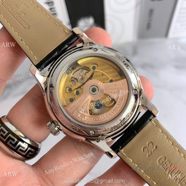 Clone Jaeger LeCoultre Master Ultra Thin Moon Men Watch 43mm Clone Jaeger LeCoultre Master Ultra Thin Moon Men Watch 43mm