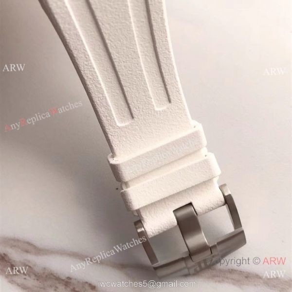 Swiss Grade Replica Audemars Piguet Royal Oak Offshore White Dial Rubber Swiss Grade Replica Audemars Piguet Royal Oak Offshore White Dial Rubber