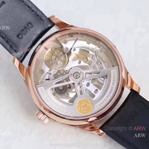 New IWC Portugieser 7 days power reserve Replica Watch Rose Gold White New IWC Portugieser 7 days power reserve Replica Watch Rose Gold White