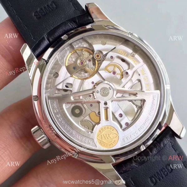 Swiss Replica IWC Portugieser Annual Calendar IW503504 Watch Gold Markers Swiss Replica IWC Portugieser Annual Calendar IW503504 Watch Gold Markers