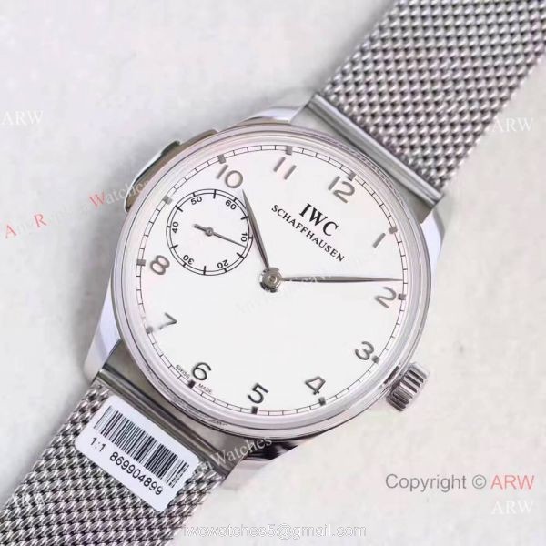 Replica IWC Portuguese Minute Repeater Stainless Steel Mesh Strap Watch Replica IWC Portuguese Minute Repeater Stainless Steel Mesh Strap Watch
