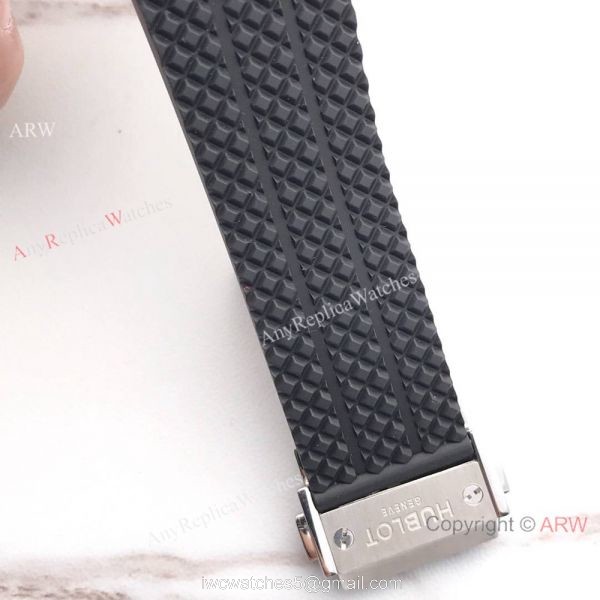 Swiss Grade Replica Hublot Big Bang 4100 Chrono watch SS Black Bezel Swiss Grade Replica Hublot Big Bang 4100 Chrono watch SS Black Bezel