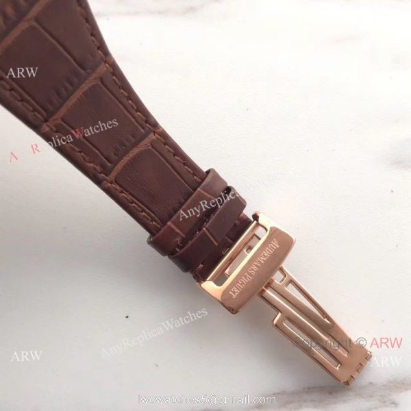 JH Factory Replica Audemars Piguet Jumbo Extra Thin Rose Gold Diamond AP Watch 39MM JH Factory Replica Audemars Piguet Jumbo Extra Thin Rose Gold Diamond AP Watch 39MM