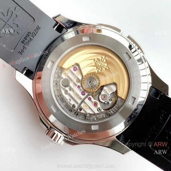 (GR) Swiss Copy Patek Philippe Aquanaut Travel Time SS Black Dial Watch 40mm (GR) Swiss Copy Patek Philippe Aquanaut Travel Time SS Black Dial Watch 40mm