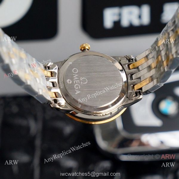 AAA Replica Omega Lady De Ville Watches 2-Tone Sapphire Crystal AAA Replica Omega Lady De Ville Watches 2-Tone Sapphire Crystal