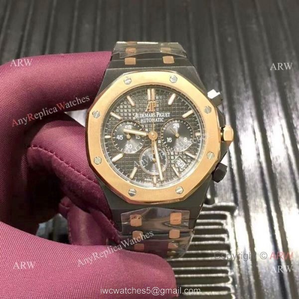 Copy Audemars Piguet Royal Oak 44mm Watches Two Tone Rose Gold Copy Audemars Piguet Royal Oak 44mm Watches Two Tone Rose Gold
