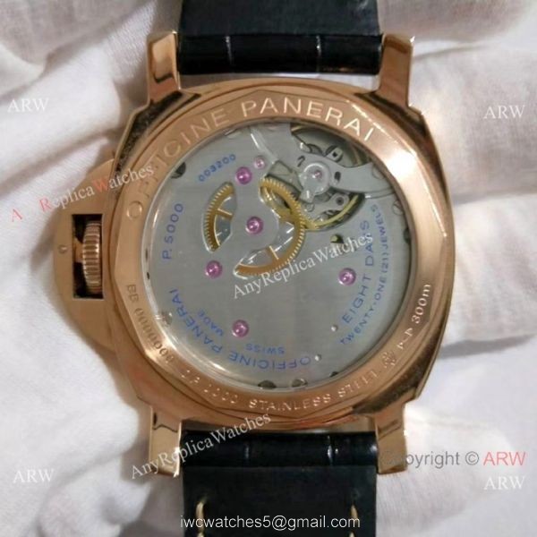Copy Panerai Luminor Marina 8 Days Rose Gold Black Dial Watch PAM 511 Copy Panerai Luminor Marina 8 Days Rose Gold Black Dial Watch PAM 511