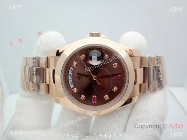 Replica Rolex Presidential Diamond Day-Date 40mm Watches Yellow Gold Replica Rolex Presidential Diamond Day-Date 40mm Watches Yellow Gold