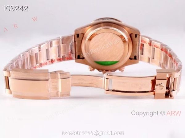 Rose Gold Daytona Rolex Rainbow Replica Watch EX Factory 904L Swiss 7750 Rose Gold Daytona Rolex Rainbow Replica Watch EX Factory 904L Swiss 7750