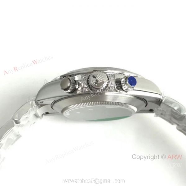 EX Factory Swiss Rolex Rainbow Daytona Replica Watch SS Black Face EX Factory Swiss Rolex Rainbow Daytona Replica Watch SS Black Face