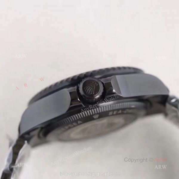 All Black Rolex Deepsea Black Replica Watch 44MM All Black Rolex Deepsea Black Replica Watch 44MM