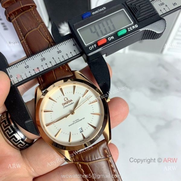 Fake Omega Seamaster Aqua Terra Omega Watch White Face 40mm Fake Omega Seamaster Aqua Terra Omega Watch White Face 40mm
